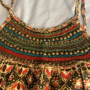 Free with any purchase!Excellent condition boho style super cute embellished top